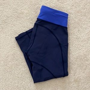 EUC Lululemon Quick Feet Crop leggings, Sz 6